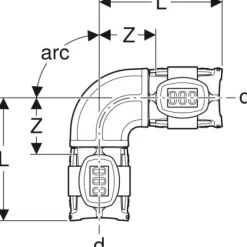 FlowFit -kulmaliitin