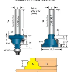 Ikkunaristikon jyrsin