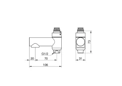 Kylpyammehanan vaihdinjuoksuputki