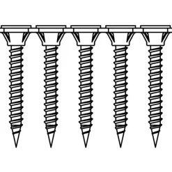 Nauhoitettu kipsiruuvi